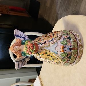 Jim Shore Ceramic Cookie Jar